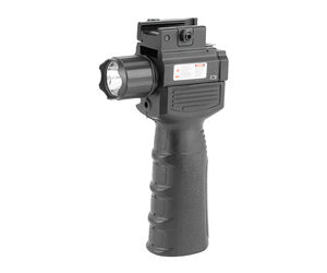 NCSTAR VERT GRIP LIGHT/ RED LASER