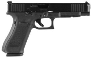 Glock PA343S103MOS G34 Gen5 Competition MOS 9mm Luger  5.31" Glock Marksman Barrel 17+1, Black Frame & MOS  nDLC Slide, Modular Backstrap, Ambidextrous Slide Stop, Safe Action Trigger, Optics Ready