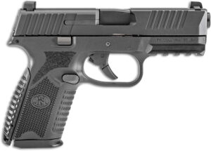 FN 66100464 509 Midsize 9mm Luger 4" Barrel 10+1, Matte Black Polymer Frame With Mounting Rail, Matte Black Stainless Steel Slide, No Manual Safety