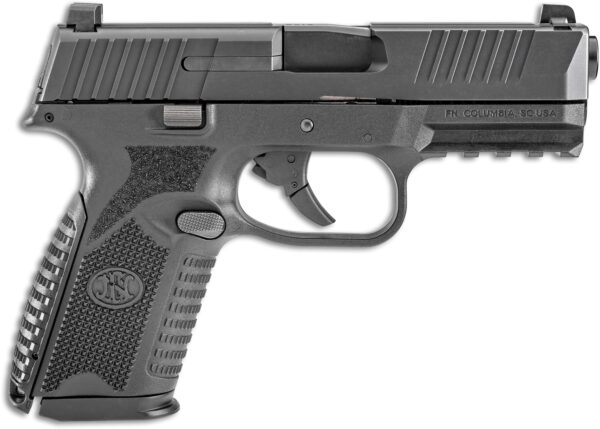 FN 66100464 509 Midsize 9mm Luger 4" Barrel 10+1, Matte Black Polymer Frame With Mounting Rail, Matte Black Stainless Steel Slide, No Manual Safety