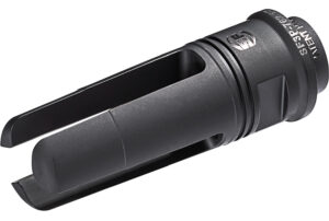 SureFire SF3P762MG1228 SOCOM 3-Prong Flash Hider Black DLC Stainless Steel with 1/2"-28 tpi Threads & 2.60" OAL for 7.62x51mm NATO AR-10