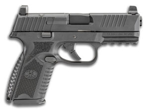 FN 66100588 509M MRD Mid-Size 9mm Luger 10+1 4" Black Recessed Crown Barrel, Matte Black Optic Ready/Serrated Stainless Steel Slide, Matte Black Polymer Frame w/Picatinny Rail, Ambidextrous