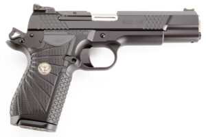 Wilson Combat EDCXLP9 EDC X9L 9mm Luger 15+1 5" Stainless Steel Barrel, Black DLC Serrated Stainless Steel Slide, Black Armor-Tuff Aluminum Frame w/Beavertail, Black G10 Starburst Grip, Ambidextrous
