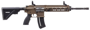 HK 81000529 HK 416  Sports South Exclusive 22 LR 10+1 16.10" Black Steel Threaded Barrel Aluminum w/M-LOK & Picatinny Rail Flat Dark Earth Aluminum Receiver Black Retractable Stock Right Hand