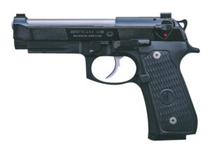 Langdon Tactical Tech LTT92TTJ 92 Elite LTT Centurion 9mm Luger 18+1 4.25" Stainless Target Crown Steel Barrel, Black Cerakote Serrated Steel Slide, Black Cerakote Black VZ G10 Grip