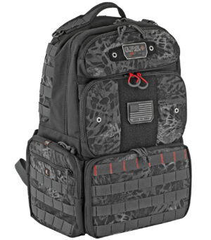 GPS Bags T1913BPP Tactical Backpack PRYM1 Blackout 1000D Polyester 4 Handguns