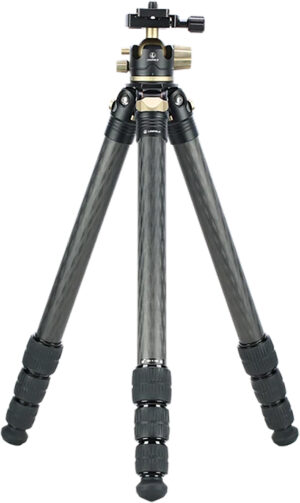 Leupold 180379 Pro Guide Tripod Kit Tripod 6.70-67" High Black Carbon Fiber