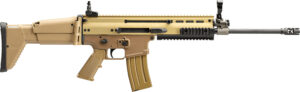 FN 985012 SCAR 16s NRCH 5.56x45mm NATO 16.25" Barrel,   30+1, Flat Dark Earth Anodized Receiver, FDE Telescoping Side-Folding Stock With Adjustable Cheekpiece, Optics Ready