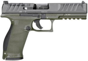 Walther Arms 2858398 PDP Optic Ready 9mm Luger 5" 18+1 Black Steel Slide Performance Duty Textured  Polymer Grip (Full Size)