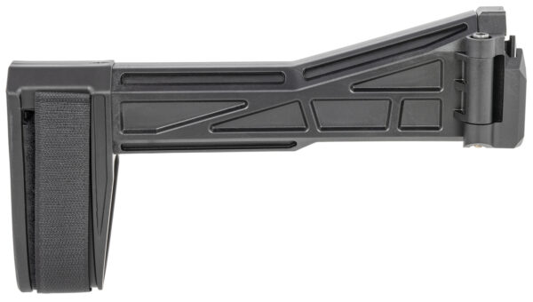 SB Tactical EV0201SB SBTEVO-G2  9.50" OAL Side Folding Black Synthetic for CZ Scorpion (Tube Not Included)