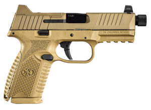 FN 66100745 509 Midsize Tactical 9mm Luger 4.50" Threaded Barrel 15+1 Or 24+1, Flat Dark Earth Polymer Frame With Mounting Rail, Optic Cut FDE Stainless Steel Slide, No Manual Safety, Optics Ready