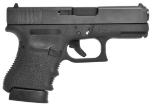 Glock UI3650201FGR G36 Sub-Compact 45 ACP 6+1 3.78" Hammer Forged Barrel Matte Black Serrated Steel Slide Black Polymer Frame w/Picatinny Rail Black Textured Finger Grooved Polymer Grips Right Hand