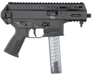 B&T Firearms 36176502 APC9K  9mm Luger 30+1 4.30" Black Steel Barrel, Black Picatinny Rail Receiver, Brace Adapter, Black Polymer Grips, Ambidextrous