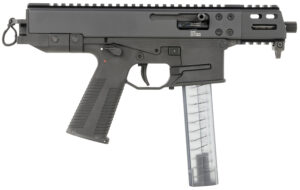 B&T Firearms 450008 GHM Compact 9mm Luger 33+1 4.30", Tri-Lug Threaded Muzzle, Black, No Brace, Polymer Grips (OEM Mag)