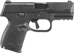 FN 66101641 509C Bundle 9mm Luger 24+1 3.70" Black Recessed Crown Barrel, Black PVD Serrated Steel Slide & Polymer Frame w/Picatinny Rail, Ambidextrous, 5 Magazines