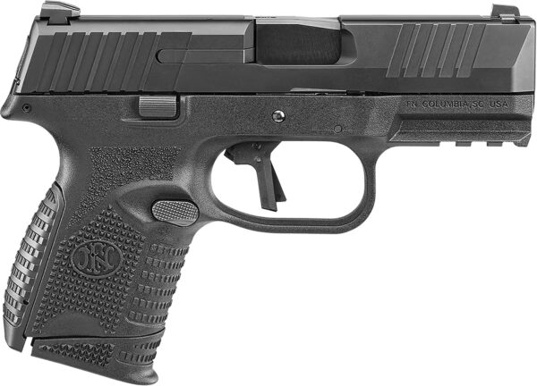 FN 66101641 509C Bundle 9mm Luger 24+1 3.70" Black Recessed Crown Barrel, Black PVD Serrated Steel Slide & Polymer Frame w/Picatinny Rail, Ambidextrous, 5 Magazines