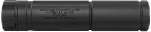 ADVANCED ARMAMENT COMPANY 64283 Halcyon  22 Cal (Rimfire) 1.12" Black Steel Titanium 1/2"x28