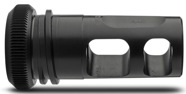 ADVANCED ARMAMENT COMPANY 64133 Blackout Muzzle Brake 30 Cal 5/8"-24 tpi, Black Steel, for AAC MK13-SD Suppressors