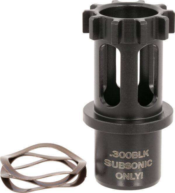 ADVANCED ARMAMENT COMPANY 64744 Direct Thread Adapter  300 Blackout (Subsonic Only), 5/8"-24 tpi, for AAC Ti-Rant 45 Suppressor