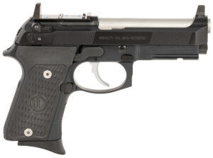 Langdon Tactical Tech LTT92CTJRR 92 Elite LTT Compact 9mm Luger 15+1 4.25" Stainless Target Crown Steel Barrel, Black Optic Cut/Serrated Steel Slide, Black Black VZ G10 Grip