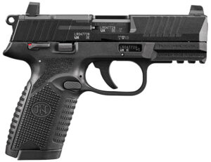 FN 66101013 502 MRD Full Size 22 LR 10+1 4" Black Target Crown Steel Barrel/Black PVD Optic Ready/Serrated Slide/Black Polymer Frame w/Accessory Rail/Black Textured Polymer Grips Ambidextrous