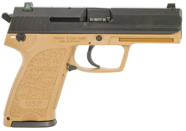 HK 81000356 USP9  TAC  9MM   3-10R FDE  NS V1