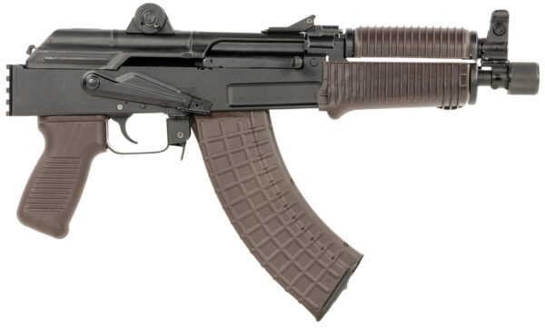 Arsenal SAM7K56P SAM7K-56P  Sports South Exclusive 7.62x39mm 30rd, 8.50" Black Chrome Lined Steel Barrel, Black Milled Receiver, Plum Furniture, Picatinny Rail, Hard Case, QD Swivel Sling