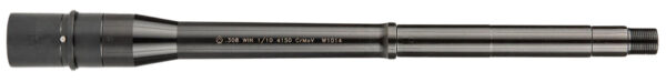 Ballistic Advantage BABL308008M Modern Series  308 Win 12.50" Threaded Tactical Government Profile, Carbine Length Gas Length, Black QPQ 4150 Chrome Moly Vanadium Steel, Fits AR-10