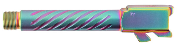 Ballistic Advantage BAPSG175T3W Premium Series  Threaded/Spiral Fluted, 9mm Luger, Iridescent PVD, Fits Glock 17 Gen 5