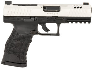 Walther Arms 5220306 WMP  Full Size Frame 22 WMR 15+1 4.50" Stainless Steel Barrel, Silver Serrated Aluminum Slide, Black Polymer Frame w/Picatinny Rail