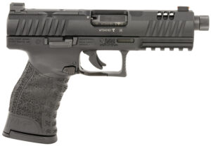Walther Arms 5220301 WMP  22 Mag 15+1 4.90" Black Steel Threaded Barrel, Black Optic Ready/Serrated Slide, Black Polymer Frame w/Picatinny Rail, Textured Polymer Grip