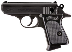 Walther Arms 4796021 PPK  32 ACP 6+1 3.30" Black Steel Barrel, Black Serrated Steel Slide, Black Steel Frame w/Beavertail, Textured Polymer Grip