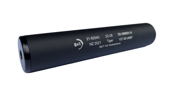 B&T Firearms SDTIGER22LR Tiger Suppressor 22 LR Black