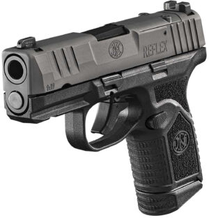 FN 66101418 Reflex MRD 9mm Luger 15+1 11+1 3.30" Micro-Compact Frame Black PVD Optic Ready/Serrated Steel Slide w/Picatinny Rail Stippled Grip Ambidextrous