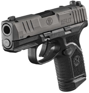 FN 66101422 Reflex MRD 9mm Luger 10+1 3.30" Micro-Compact Frame Black PVD Optic Ready/Serrated Steel Slide w/Picatinny Rail Black Stippled Grip Ambidextrous