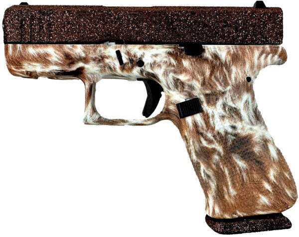 Glock PX4350204NML G43X  Sub-Compact Frame 9mm Luger 10+1 3.41" Black GMB Barrel, Twilight Cerakote Serrated Steel Slide, Longhorn Cerakote Polymer Frame w/Beavertail, Ambidextrous