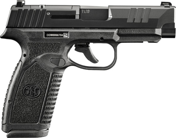 FN 66101759 Reflex XL MRD Micro-Compact Frame 9mm 15+1/18+1 3.80" Black Target Crown Steel Barrel, Optic Cut/Serrated Black Slide, Polymer Frame w/Picatinny Rail, Interchangeable Backstrap Grip