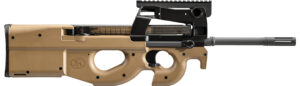 FN 3848950501 PS90  5.7x28mm 50+1 16.04" Black Steel Barrel, Flat Dark Earth Picatinny Rail Aluminum Alloy Receiver, Bullpup w/Thumbhole Flat Dark Earth Synthetic Stock, Ambidextrous