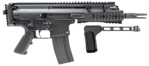 FN 38101882 SCAR 15P 5.56x45mm 30+1 7.50" Black Steel Barrel, Black Anodized Picatinny Rail Aluminum Receiver, SB Tactical Brace, Ambidextrous