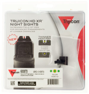 Trijicon 600870 HD XR Night Sights  Green/Tritium Yellow Outline Front Sight-Green Tritium Black Outline Rear Sight Springfield Armory XD/XD-M/XD Mod.2