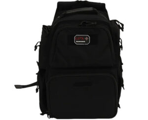 GPS Bags 1812BPB Executive Backpack Black Holds 5 Handguns