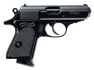 Walther Arms 4796006 PPK/S  Carry Frame 380 ACP 7+1, 3.30" Black Steel Barrel, Black Serrated Zinc Alloy Slide, Black Aluminum Frame w/Beavertail, Black Polymer Grip, Manual Thumb Safety