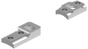 Leupold 51727 Dual Dovetail Base Set Silver Remington 700