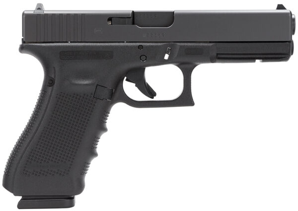 Glock PG3150203 G31 Gen4 357 Sig  4.49" Barrel 15+1, Black Frame & Slide, Finger Grooved Rough Texture Grip, Modular Backstrap, Reversible Mag. Catch, Safe Action Trigger