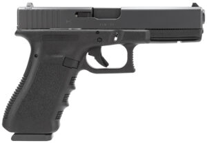 Glock PI2250203 G22 Gen3 40 S&W  4.49" Barrel 15+1, Black Frame & Slide, Finger Grooved Rough Texture Polymer Grip, Safe Action Trigger