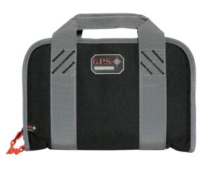GPS Bags 1308PC Double Pistol Case Black Nylon w/ Visual ID Storage System