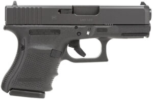 Glock PG2950201 G29 Gen4 Subcompact 10mm Auto  3.78" Barrel 10+1,  Black Frame & Steel Slide, Finger Grooved Rough Texture Grip, Modular Backstrap, Reversible Mag. Catch, Safe Action Trigger