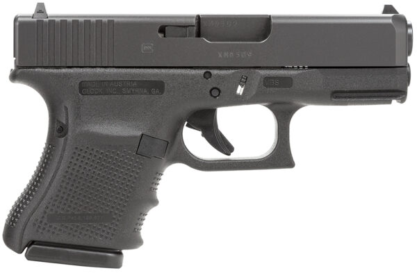 Glock PG2950201 G29 Gen4 Subcompact 10mm Auto  3.78" Barrel 10+1,  Black Frame & Steel Slide, Finger Grooved Rough Texture Grip, Modular Backstrap, Reversible Mag. Catch, Safe Action Trigger