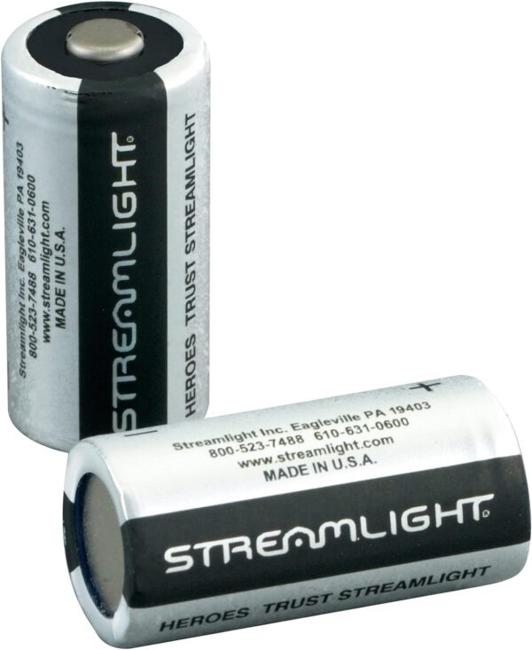 STREAMLIGHT CR123A LITHIUM BATTERIES 2PK