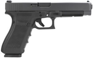 Glock PG4130101 G41 Gen4 Competition 45 ACP 10+1 5.31" Barrel, Black Frame & Slide, Finger Grooved Rough Texture Grip, Modular Backstrap, Reversible Mag. Catch, Safe Action Trigger